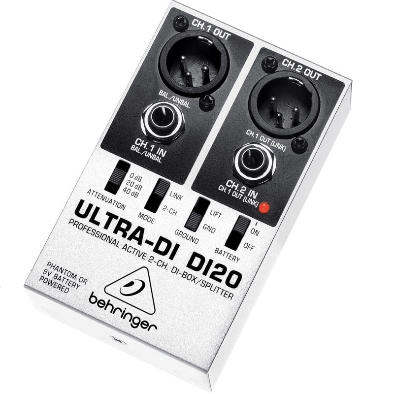 Direct Box Behringer Ultradi Di20 Behringer Made in Brazil