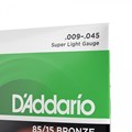 Encordoamento de Violão Aço D'Addario EZ890 Bronze 85/15 0.009-0.045