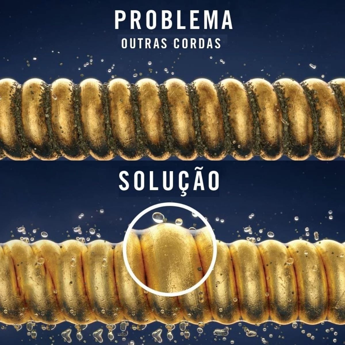 Encordoamento Elixir para Guitarra 009-042 Nanoweb