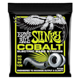 Encordoamento Ernie Ball para Contrabaixo 4 Cordas 50-105 Regular Slinky Cobalt