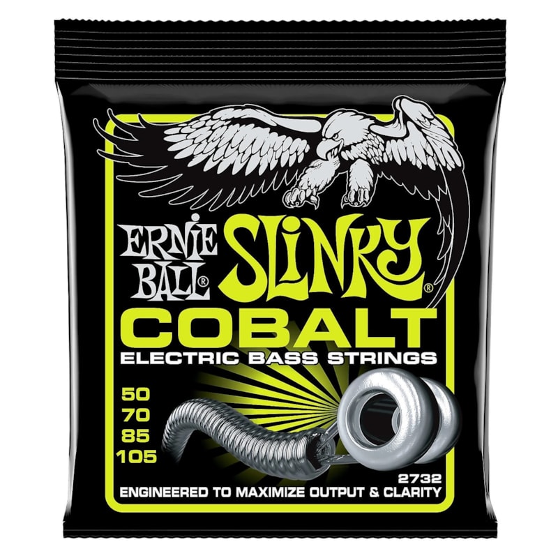 Encordoamento Ernie Ball para Contrabaixo 4 Cordas 50-105 Regular Slinky Cobalt