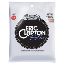 Encordoamento Martin Violão de Aço Eric Clapton Choise Phosphor Bronze 12/54 MEC12