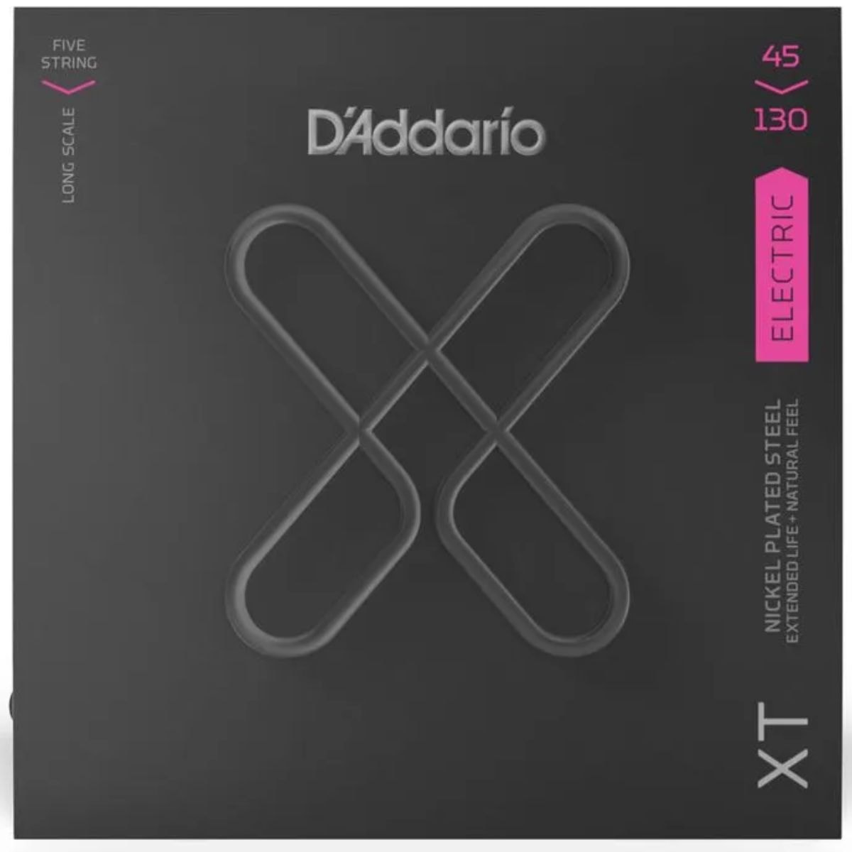 Encordoamento para Baixo 5 Cordas 45-130 Escala Longa D'Addario XT