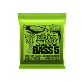 Encordoamento para Contrabaixo 5 Cordas 2836 Regular Slinky 0.045-0.130 Ernie Ball Encordoamento para Contrabaixo 5 Cordas 2836 Regular Slinky 0.045-0.130 Ernie Ball