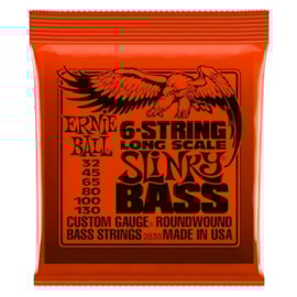 Encordoamento para Contrabaixo 6 Cordas 2838 (032.130) Ernie Ball Encordoamento para Contrabaixo 6 Cordas 2838 (032.130) Ernie Ball