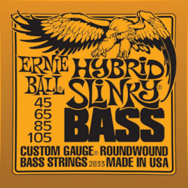 Encordoamento para Contrabaixo Hybrid Slinky 2833 4 Cordas Ernie Ball Encordoamento para Contrabaixo Hybrid Slinky 2833 4 Cordas Ernie Ball