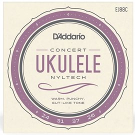 Encordoamento Para Ukulele Concerto D'Addario Nyltech EJ88C