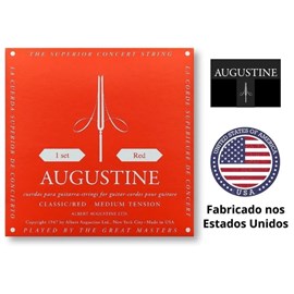Encordoamento para Violão Augustine Classic Red Cordas de Nylon Augustine