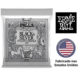 Encordoamento para Violão Ernesto Palla Nylon Black & Silver