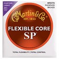 Encordoamento para Violão MFX775 Sp Flexible Core 011-.052 Jogo de Cordas Martin