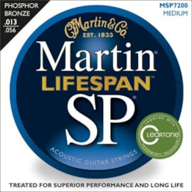 Encordoamento para Violão MSP7200 Lifespan Sp 92/08 Phosphor Medium Martin Encordoamento para Violão MSP7200 Lifespan Sp 92/08 Phosphor Medium Martin
