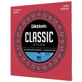 Encordoamento para  Violão Nylon EJ 27H Classic Hard D'Addario