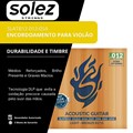 Encordoamento Solez Violão Aço Folk 012 054 SLATB12 Bronze
