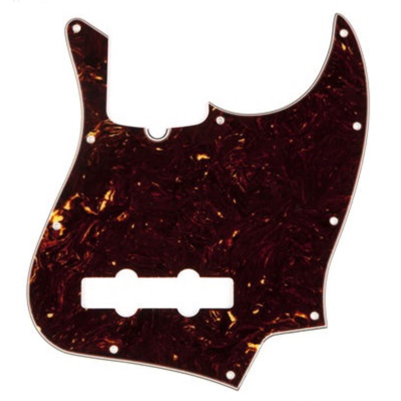 Escudo para Contrabaixo 10 Hole Jazz Bass Tortoise Shell