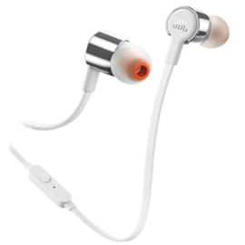 FONE DE OUVIDO IN-EAR T210 Jbl - Prata (SV) FONE DE OUVIDO IN-EAR T210 Jbl - Prata (SV)