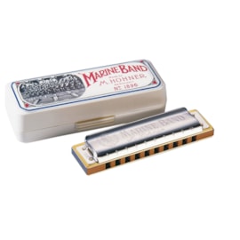 Gaita Marine Band 1896 (Ré) 20v Hohner Gaita Marine Band 1896 (Ré) 20v Hohner
