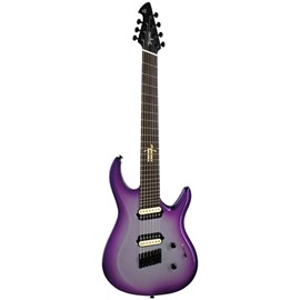 Guitarra 7 Cordas Multiscale 25.5" 27" True Range Handmade in Brazil com Tarraxas com Trava - Metallic Violet Burst Tagima