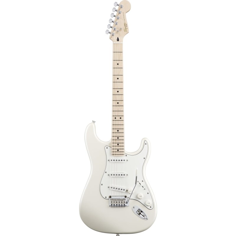 Guitarra Deluxe Strato Maple Squier By Fender - Branco (Pearl White) (523)