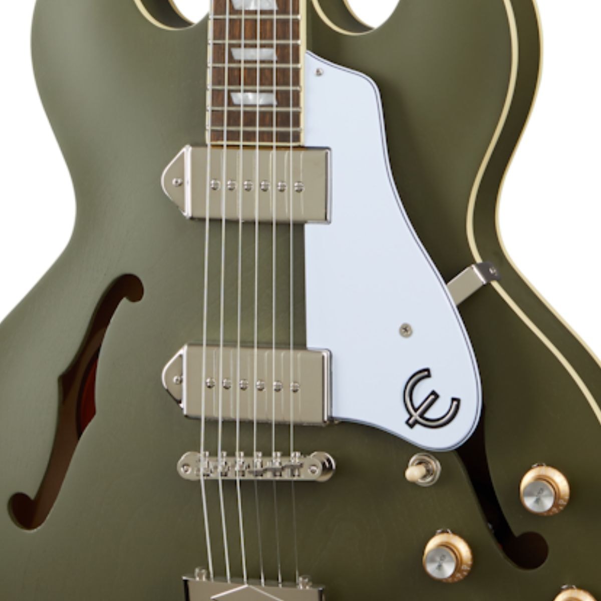 Guitarra Epiphone Casino Worn - Worn Olive Drab