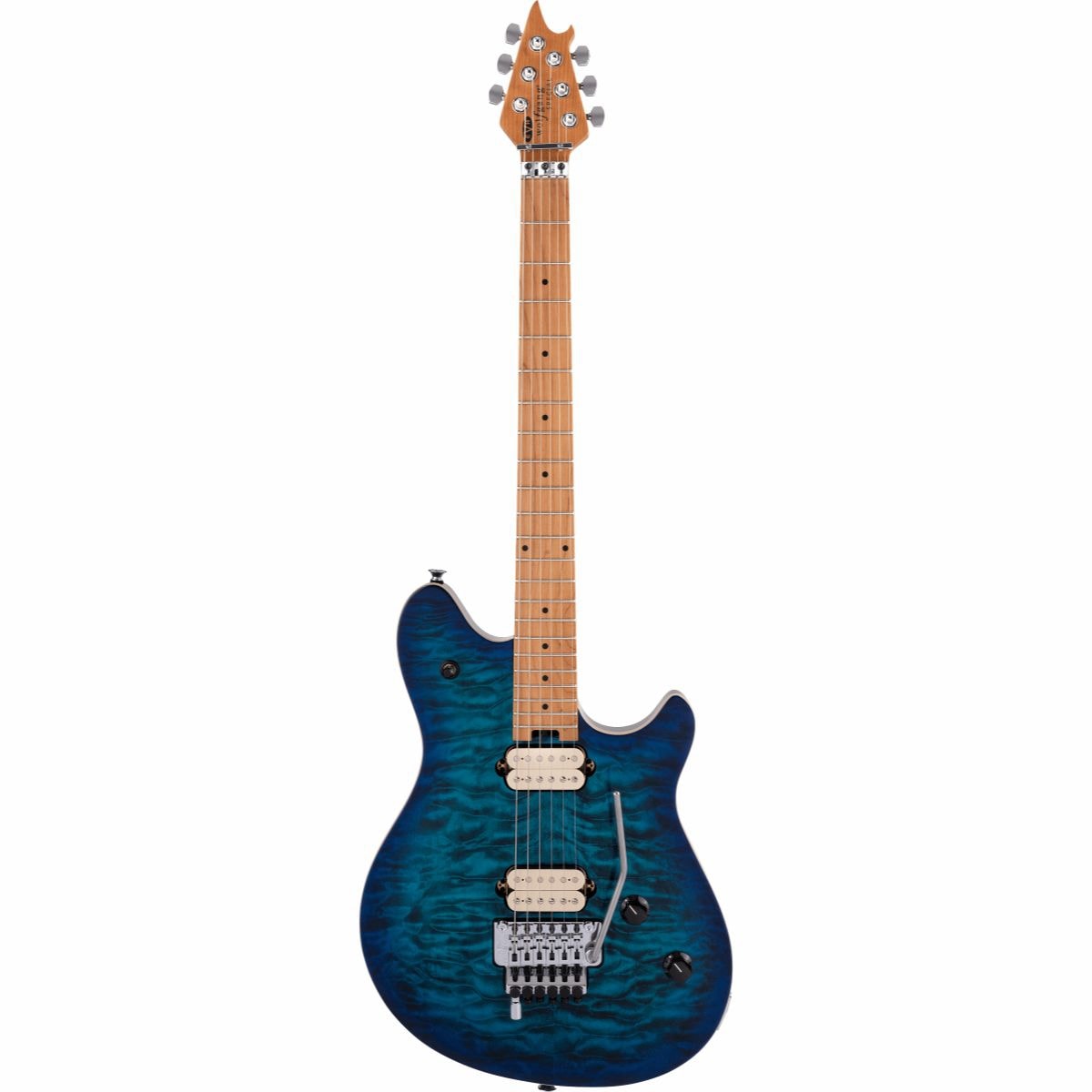 ギター EVH Wolfgang Special QM Guitarra EVH Wolfgang Special QM - Chlorine Burst