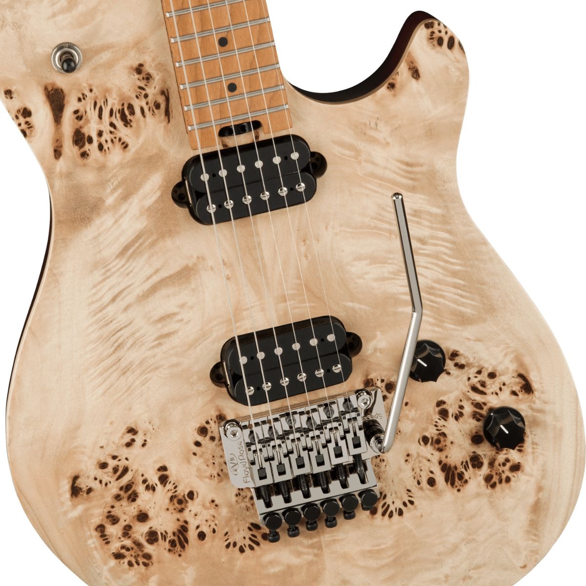 Guitarra EVH Wolfgang Standard Exotic Poplar Burl