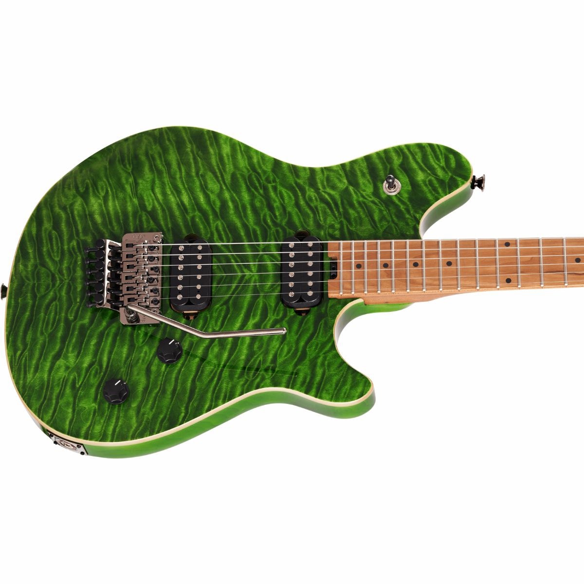 Guitarra EVH Wolfgang WG Standard QM - Transparent Green