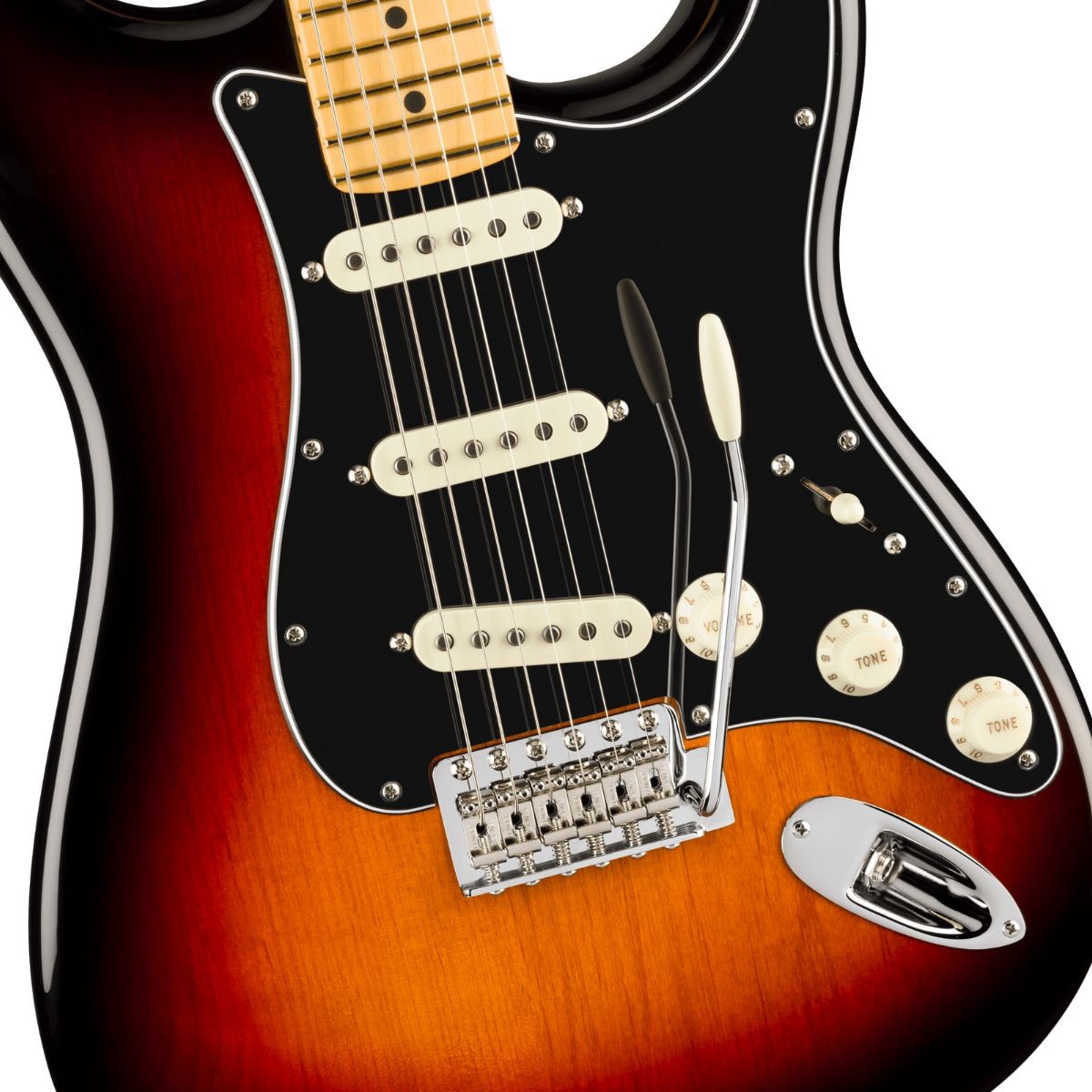Guitarra American Elite Stratocaster Maple Olympic Pearl