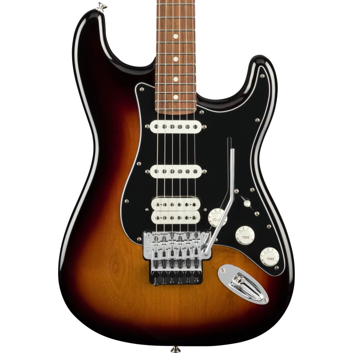 ギター Fender Mexico Stratocaster FloydRose HSS Guitarra Fender Stratocaster Player Floyd Rose HSS - 3-Color Sunburst