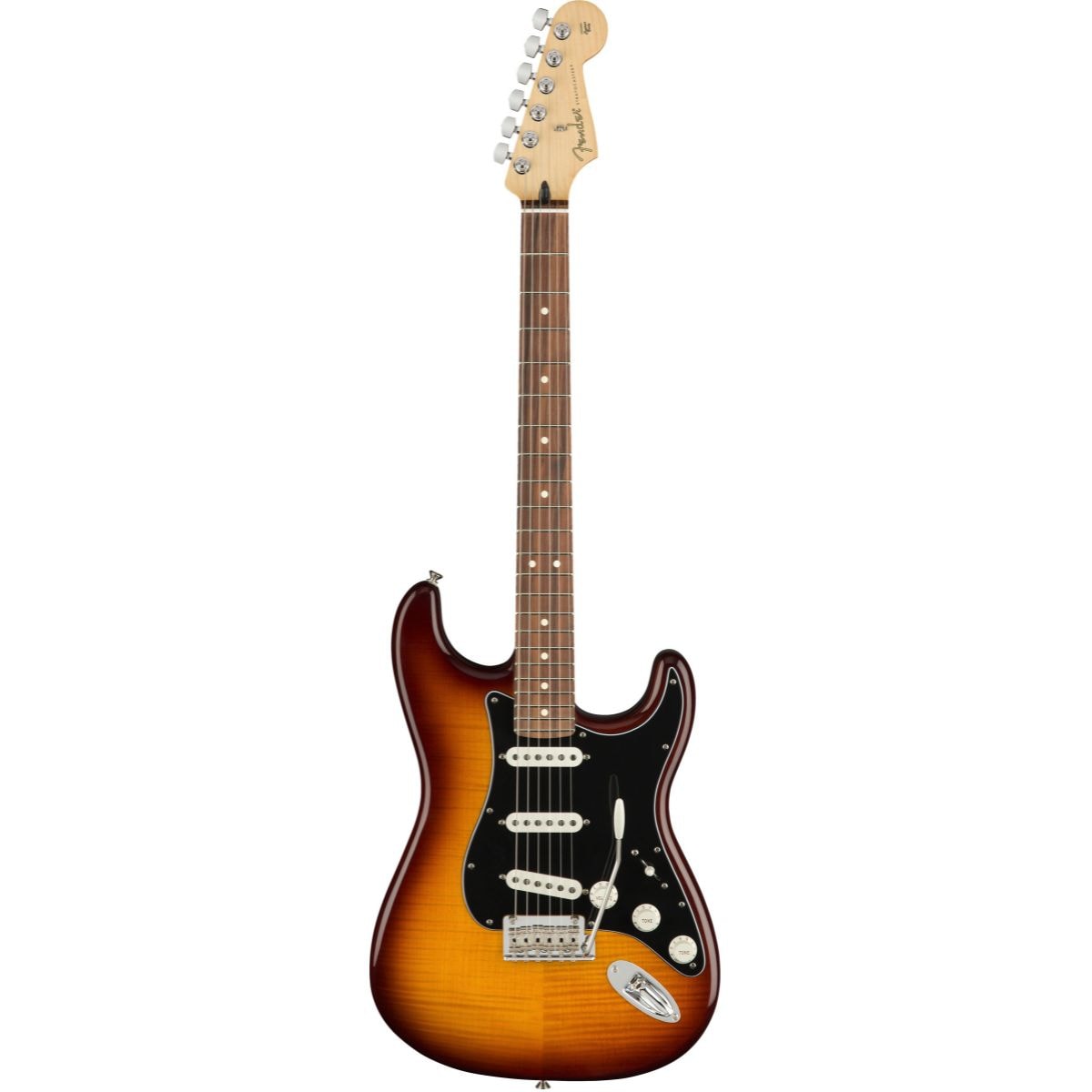 10月中 fender player stratocaster sunburst Guitarra Fender Stratocaster Player Plus Top - Tobacco Sunburst
