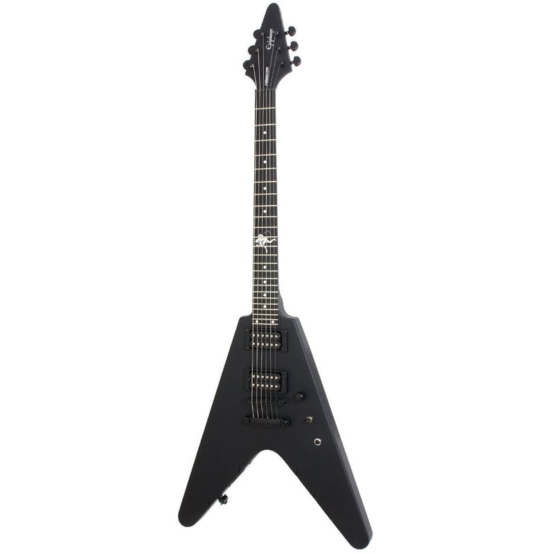 Guitarra Flying V Annihilation Ltd Epiphone - Preto (Pitch Black) (PTB) -  Made in Brazil