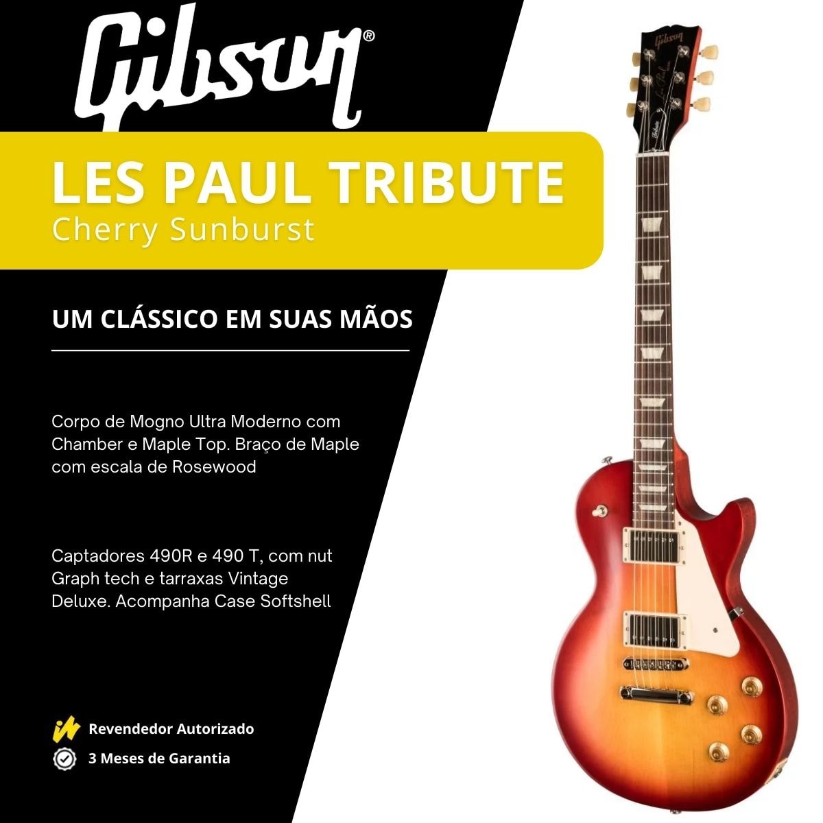 Gibson Les Paul Tribute サンバースト Gibson Les Paul Tribute 2019 Satin Cherry Sunburst « Royal Music