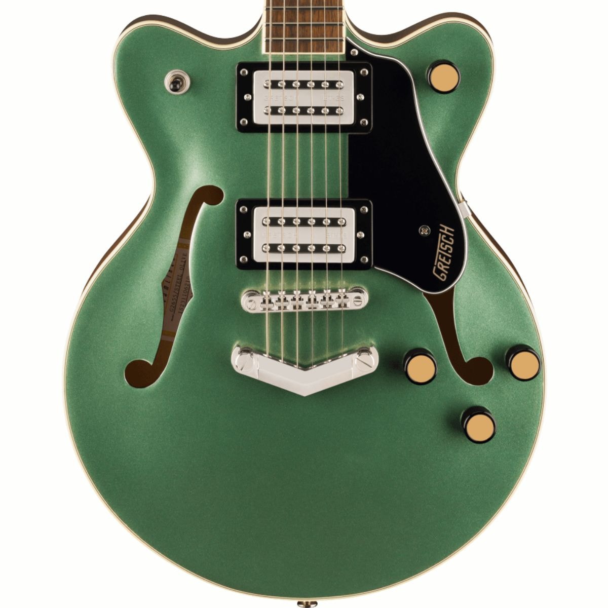 グレッチ　G2655T Streamliner Stirling Green Guitarra Gretsch Streamliner V-Stoptail Semi-Acústica G2655