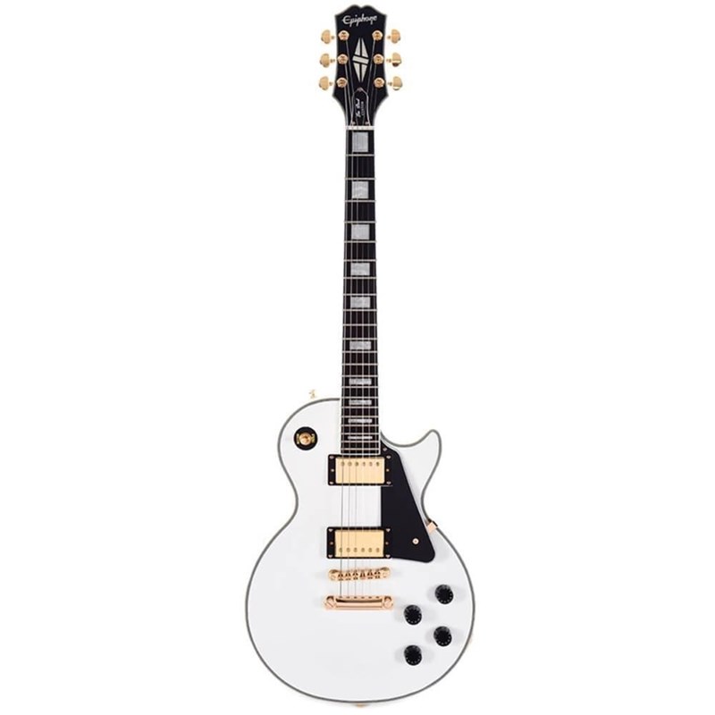 Guitarra Les Paul Custom Alpine White Epiphone - Branco (Alpine White) (AW)