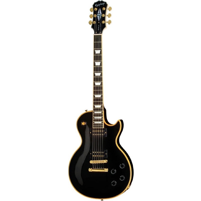 Guitarra Les Paul Custom Classic Antique Ebony Epiphone - Preto (BK)