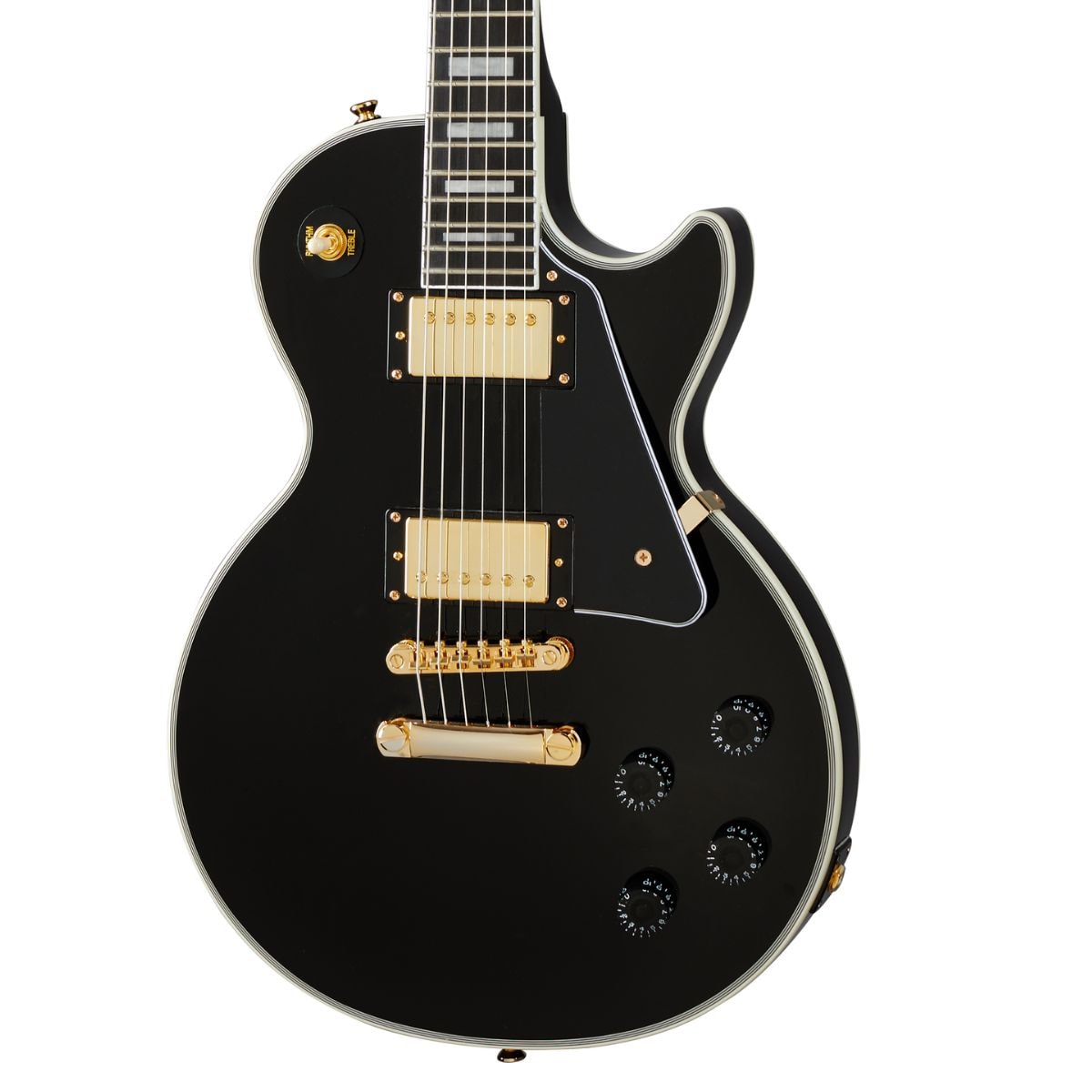 ギター Epiphone Les Paul custom ebony Guitarra Les Paul Custom Ebony