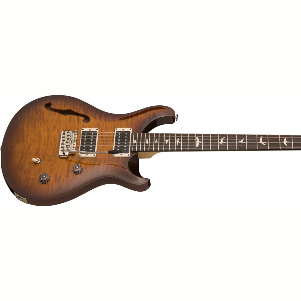 Guitarra PRS CE 24 Semi-Acústica com Gigbag - Burnt Amber Sunburst