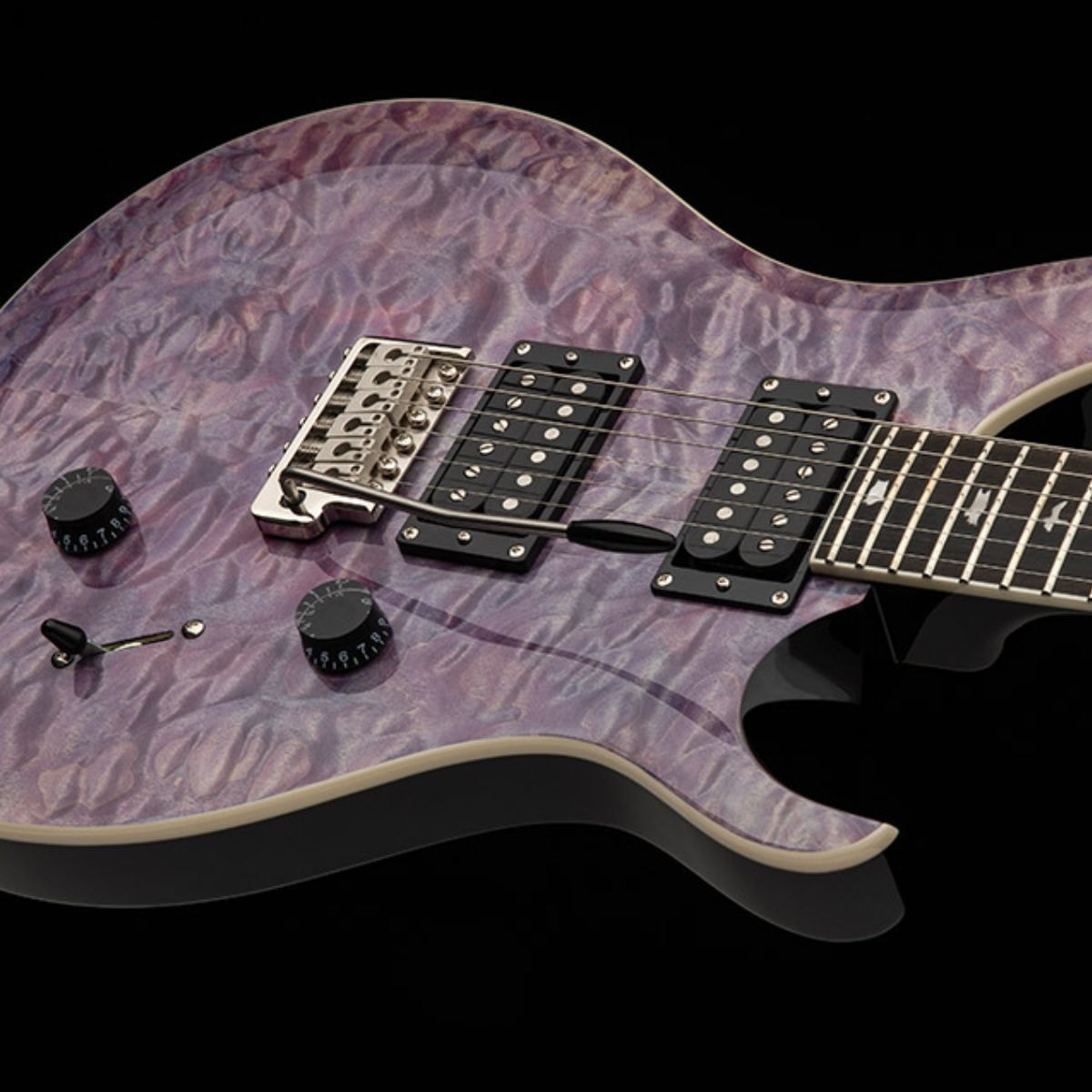 Guitarra PRS CU44QQEIB SE Custom 24 Quilt - Violet