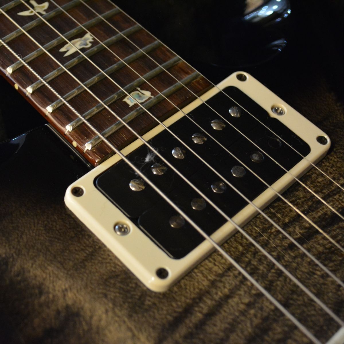 Guitarra PRS Custom 24 com Case Deluxe - Charcoal Burst