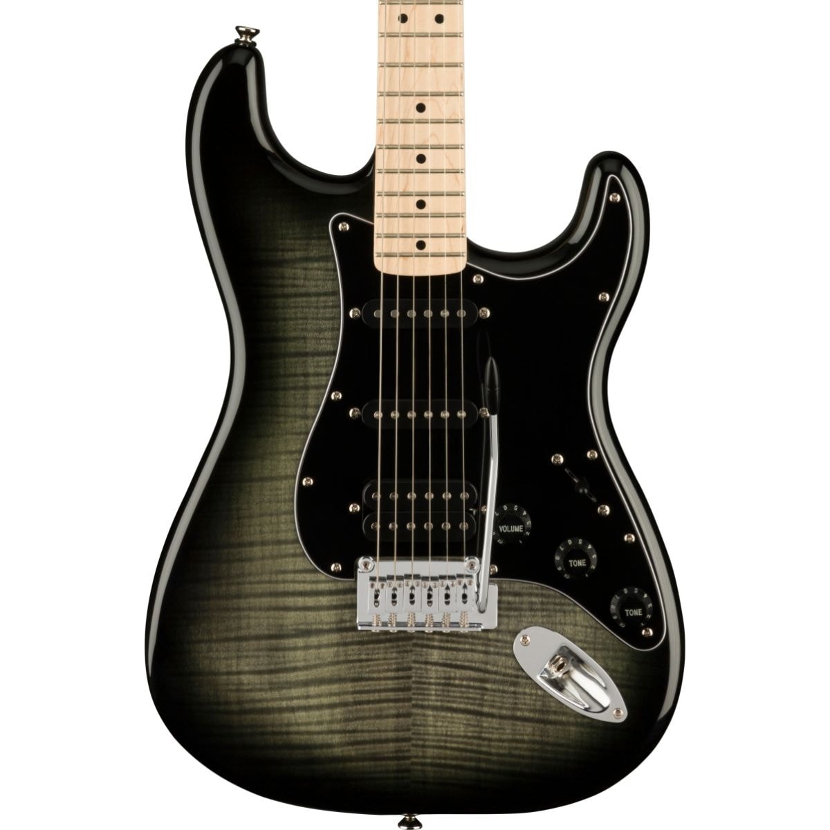 Guitarra Squier Stratocaster Affinity FMT HSS - Black Burst