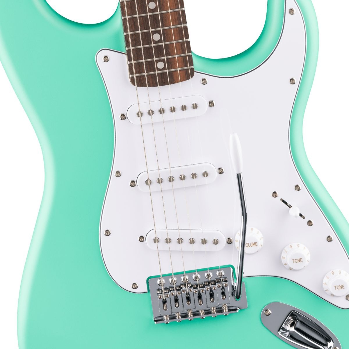 【10800】 Squier Stratocaster surf Green Fender Squier Sonic Stratocaster - Surf Green w/ Frontman 10G