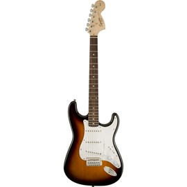 Guitarra Stratocaster Affinity Series Escala em Laurel Squier By Fender - Sunburst (Brown Sunburst) (532)