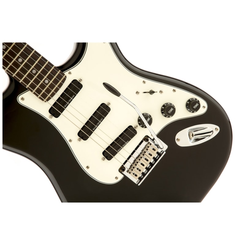 Squier by Fenderストラトキャスター DX HOT RAILS Guitarra Stratocaster Deluxe Hot Rails Black 0300510506