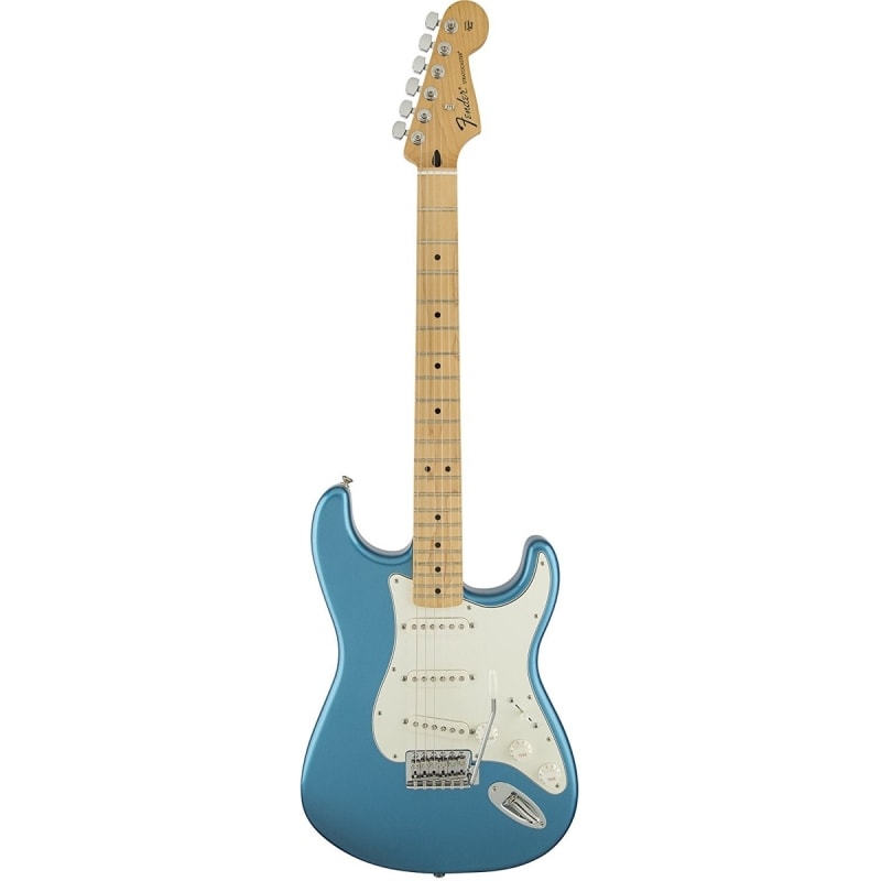 Guitarra Stratocaster Standard MN Fender - Azul (Laked Placid Blue) (502) -  Made in Brazil
