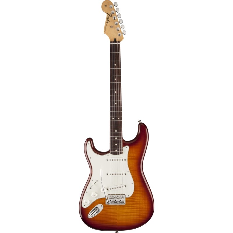 Guitarra Stratocaster Standard Top Plus LH para Canhoto Fender - Tobacco Sunburst (52)