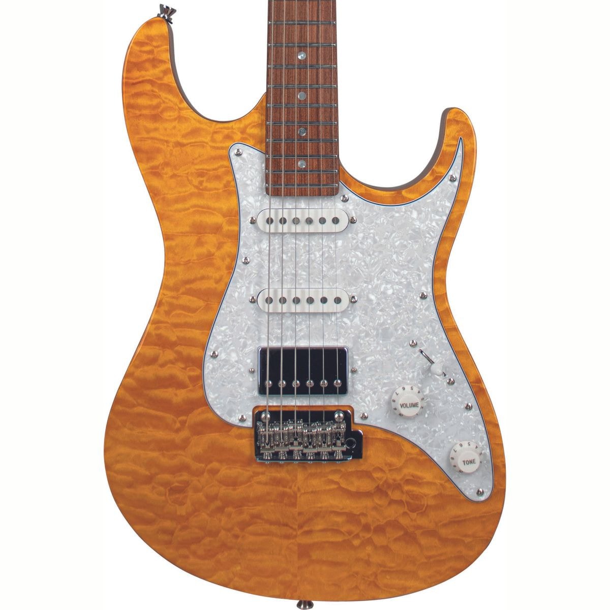 Guitarra Tagima Stella HSS DW - Transparent Ambar