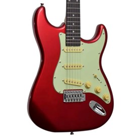 Guitarra Woodstock Series Tg-500 de Escala Escura Escudo Mint Green Tagima - Vermelho (Candy Apple) (CA)