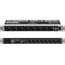 Interface Behringer Ada8000 Ultragain Pro-8 Digital 8 Canais Behringer Interface Behringer Ada8000 Ultragain Pro-8 Digital 8 Canais Behringer