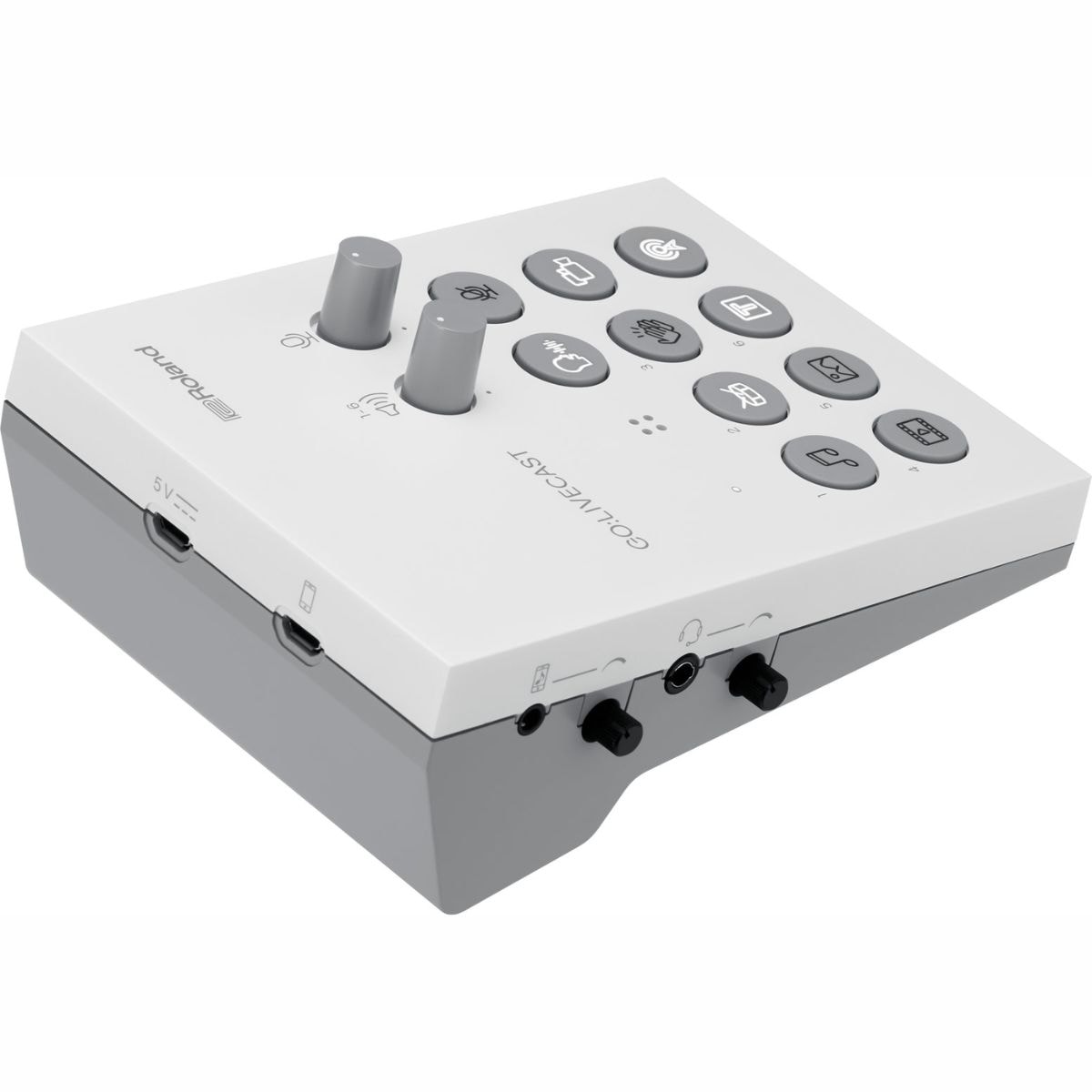 Roland GO:LIVECAST オーディオインターフェース Interface de Áudio e Vídeo pra Smartphone Roland GO LIVECAST