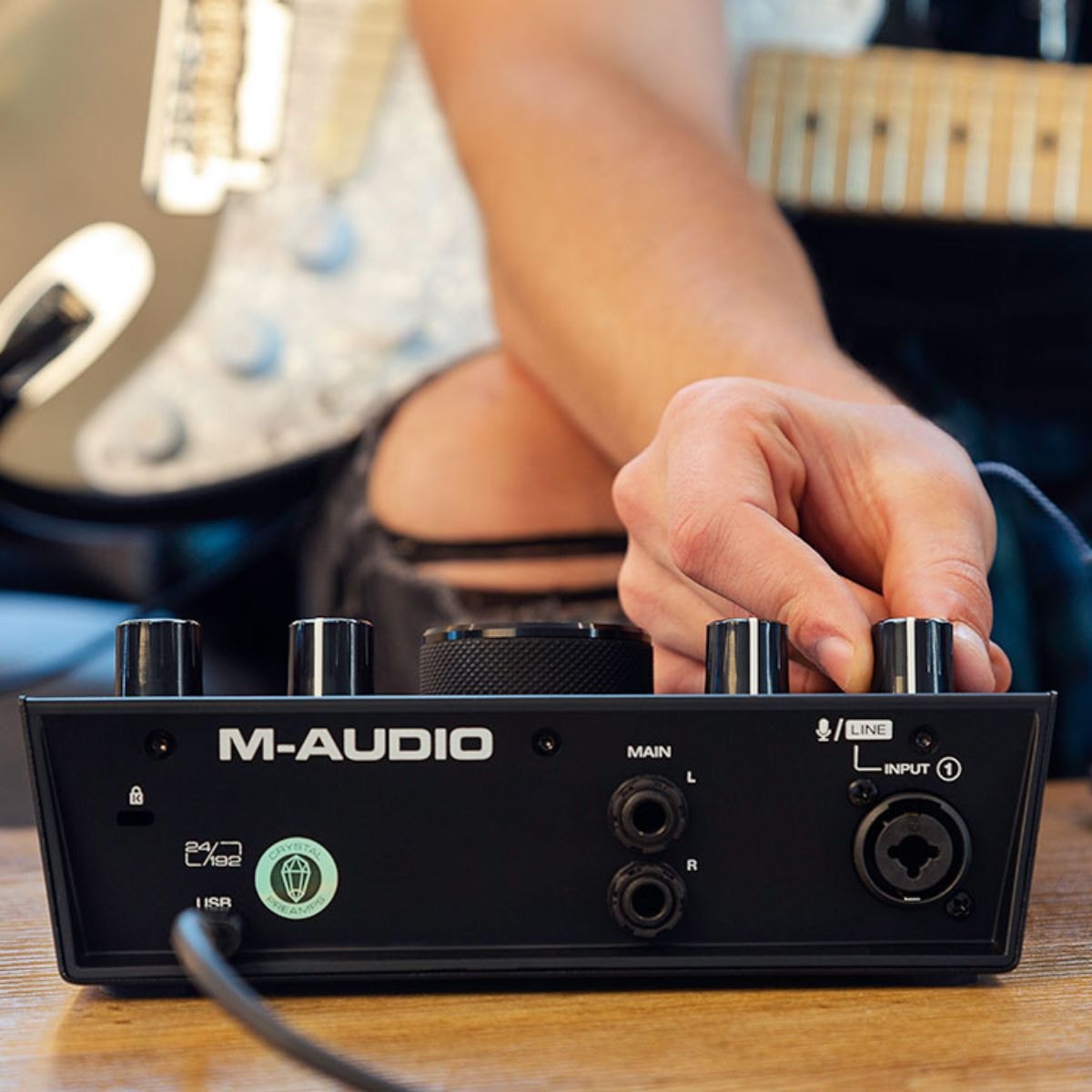 Interface de Áudio USB com 2 Canais M-Audio AIR 1924