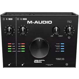 Interface de Áudio USB M-Áudio com 2 Canais e Midi IN/OUT AIR 192|6